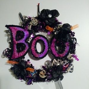 Halloween door wreath